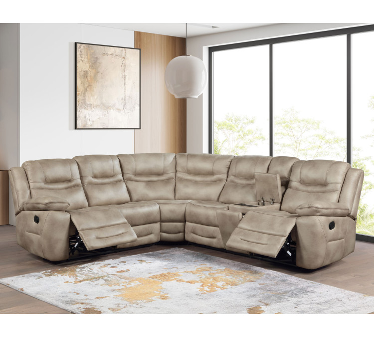 Shelton 3/Piece Manual Reclining Sectional
