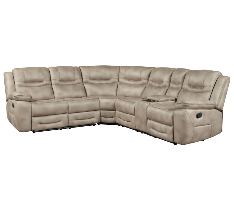 Shelton 3/Piece Manual Reclining Sectional