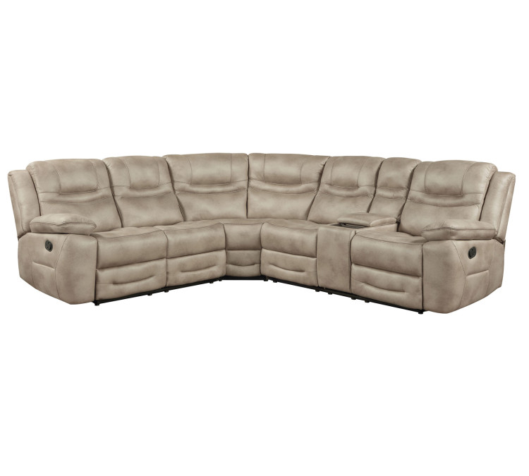 Shelton 3/Piece Manual Reclining Sectional