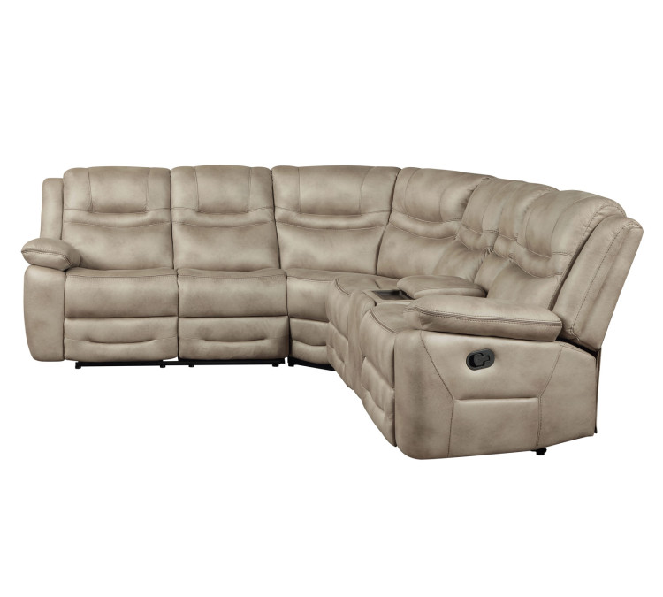 Shelton 3/Piece Manual Reclining Sectional
