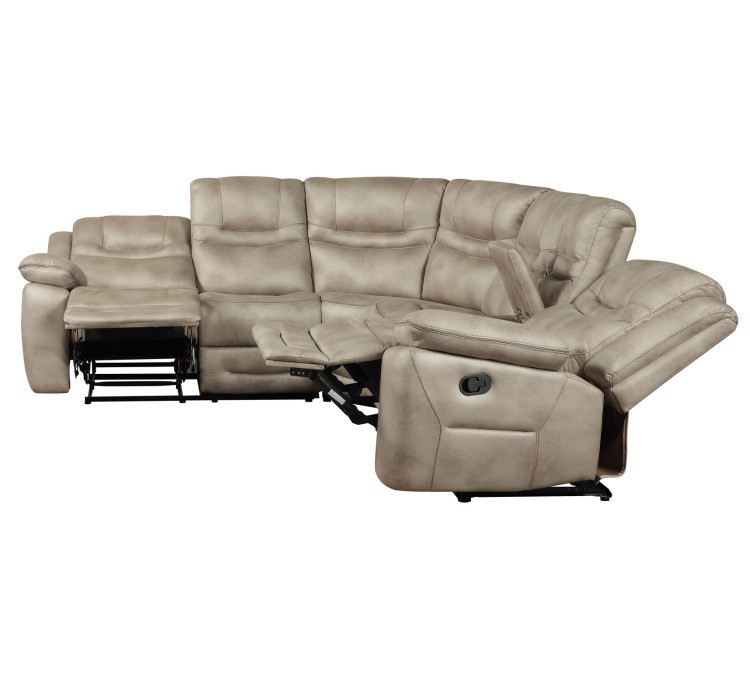 Shelton 3/Piece Manual Reclining Sectional