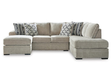 Calnita 2-Piece Sectional with Chaise - Sisal