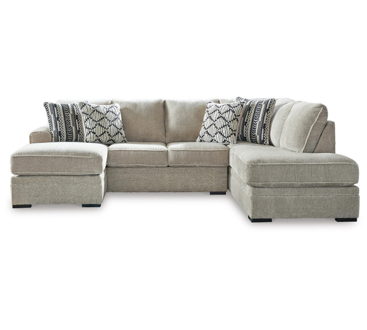 Calnita 2-Piece Sectional with Chaise - Sisal
