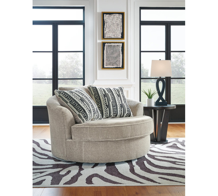 Calnita Chair and Ottoman - Sisal