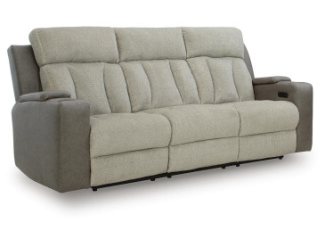 Stately Check Power Reclining Sofa - Sisal