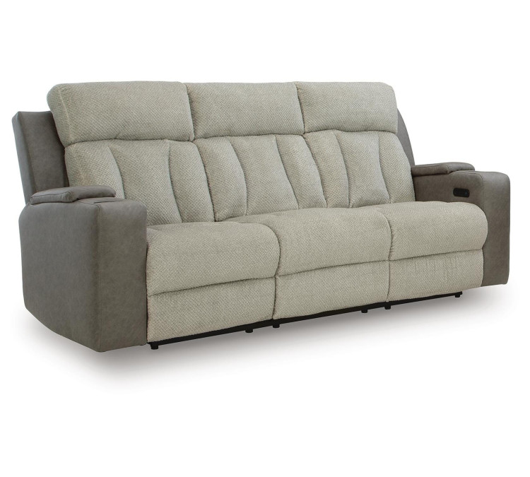 Stately Check Power Reclining Sofa - Sisal