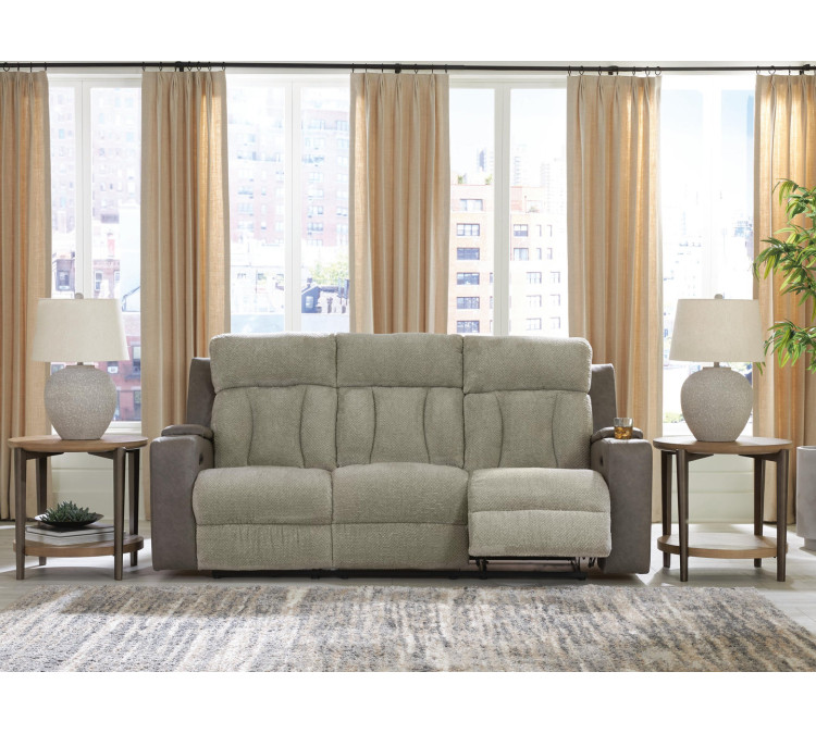 Stately Check Power Reclining Sofa - Sisal
