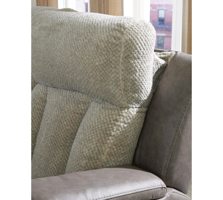Stately Check Power Reclining Sofa - Sisal