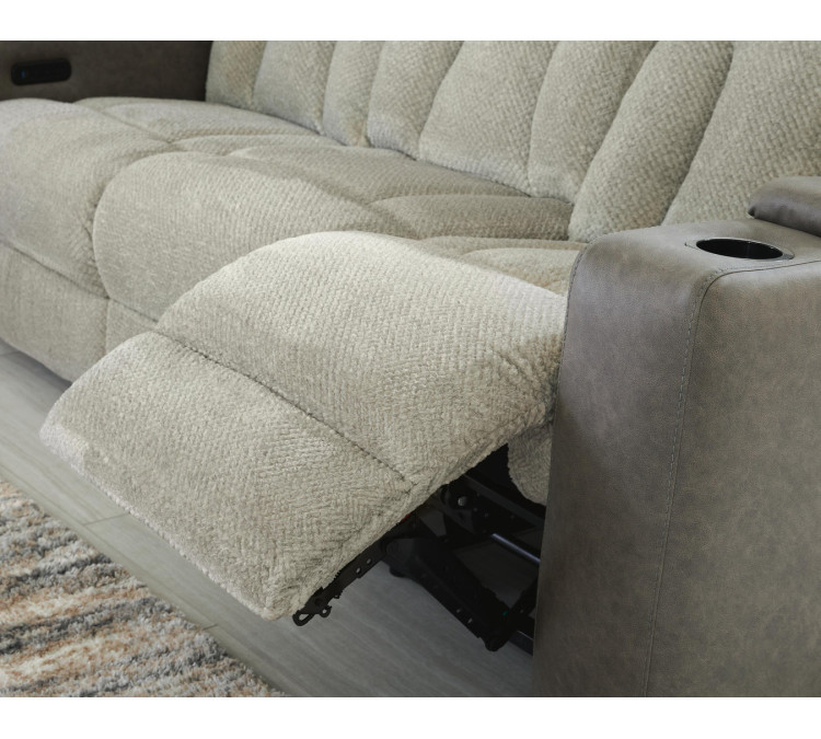 Stately Check Power Reclining Sofa - Sisal