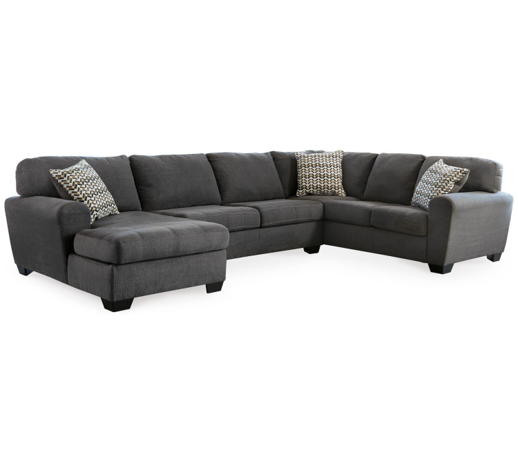 Ambee 3-Piece Sectional with Chaise - Slate