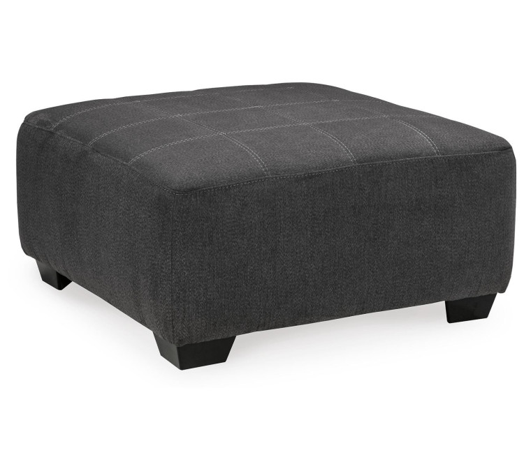 Ambee Oversized Accent Ottoman - Slate