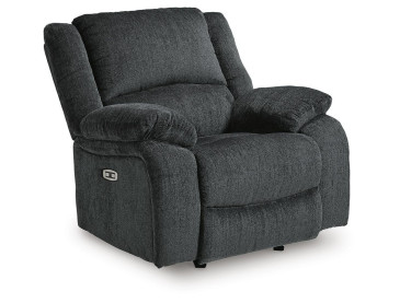 Draycoll Power Recliner - Slate