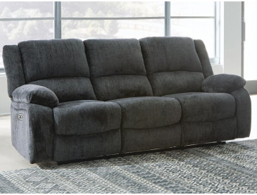 Draycoll Power Reclining Sofa - Slate