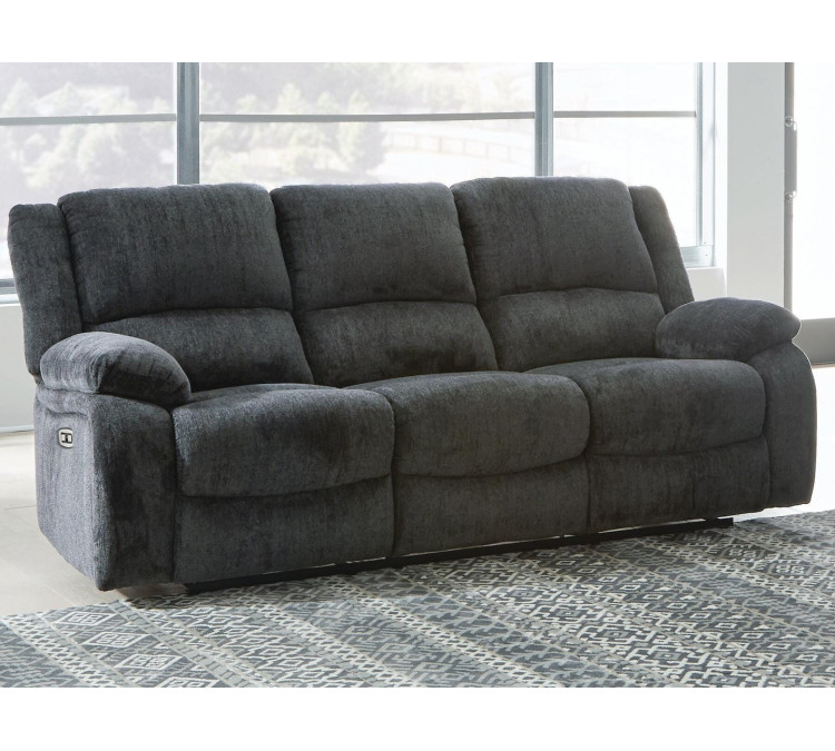 Draycoll Power Reclining Sofa - Slate