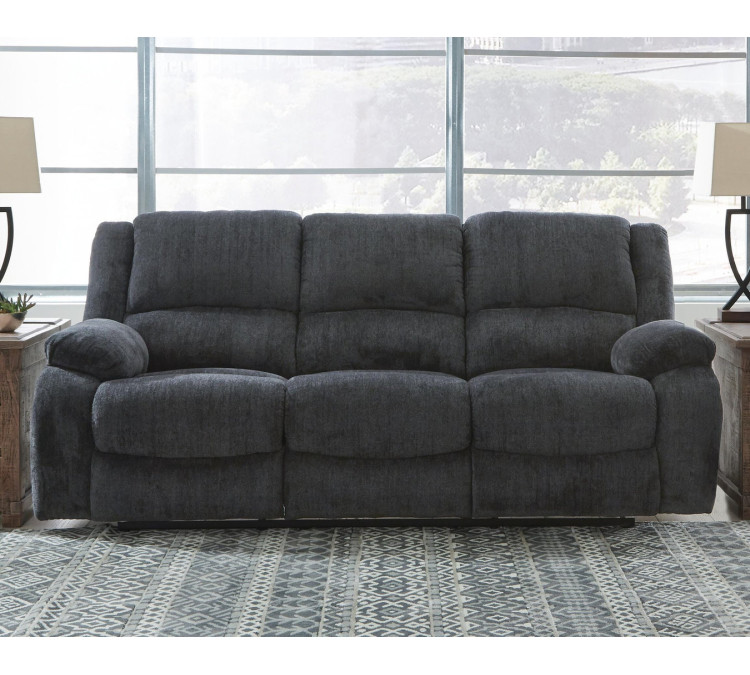 Draycoll Reclining Sofa - Slate