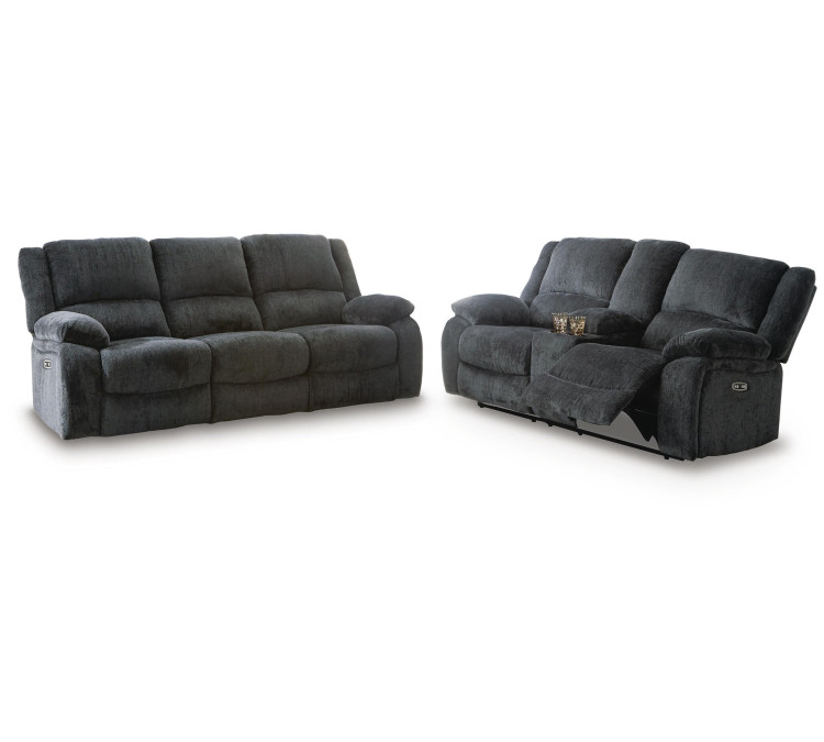 Draycoll Sofa and Loveseat - Slate