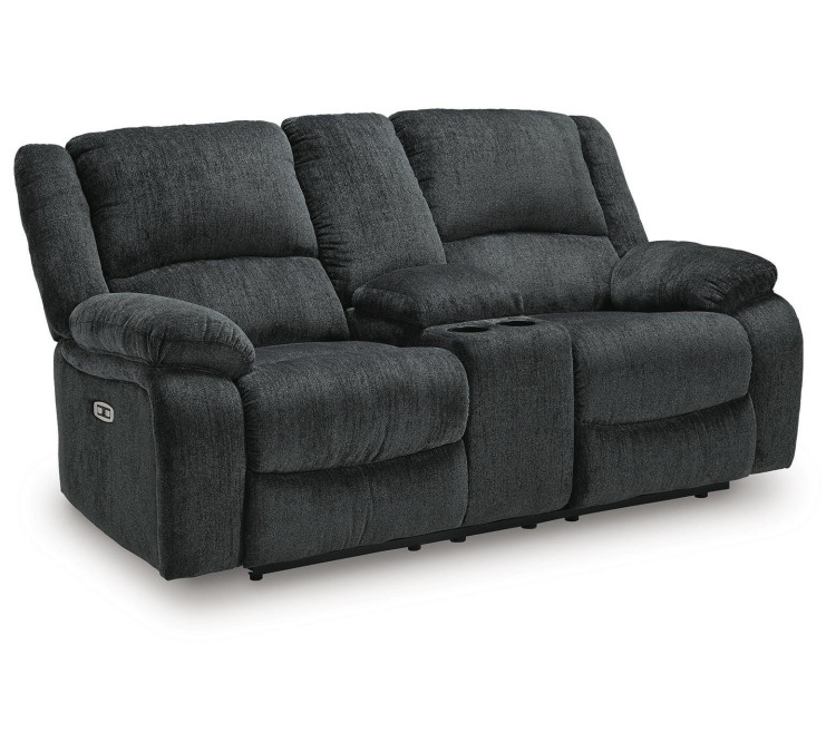 Draycoll Sofa, Loveseat and Recliner - Slate