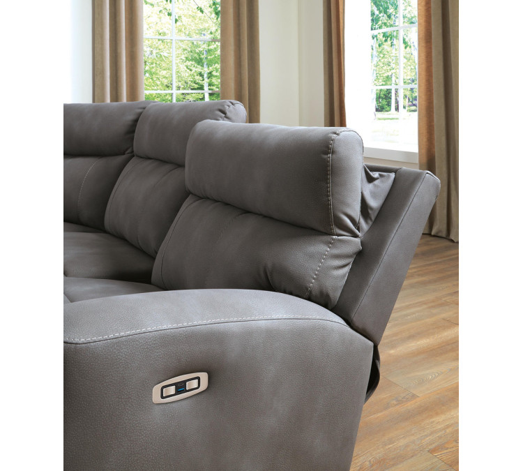 Next-Gen Durapella 3-Piece Power Reclining Sectional Sofa - Slate