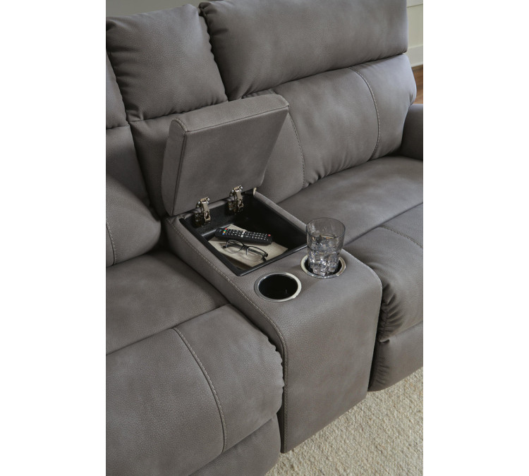 Next-Gen Durapella 6-Piece Power Reclining Sectional - Slate