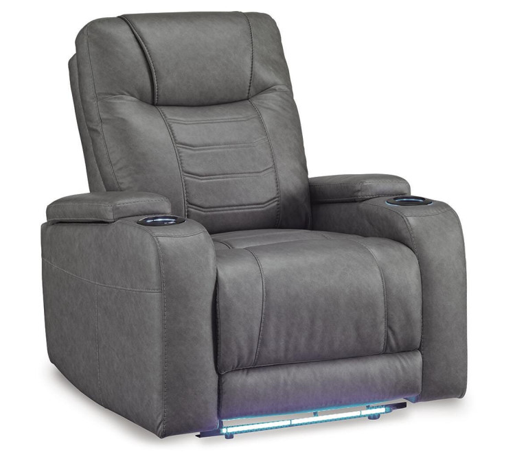 Schooner Rocks Power Recliner - Slate