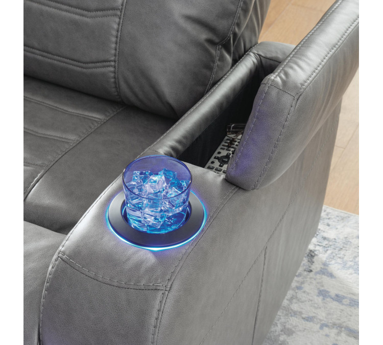 Schooner Rocks Power Recliner - Slate