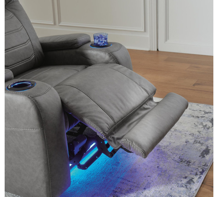 Schooner Rocks Power Recliner - Slate
