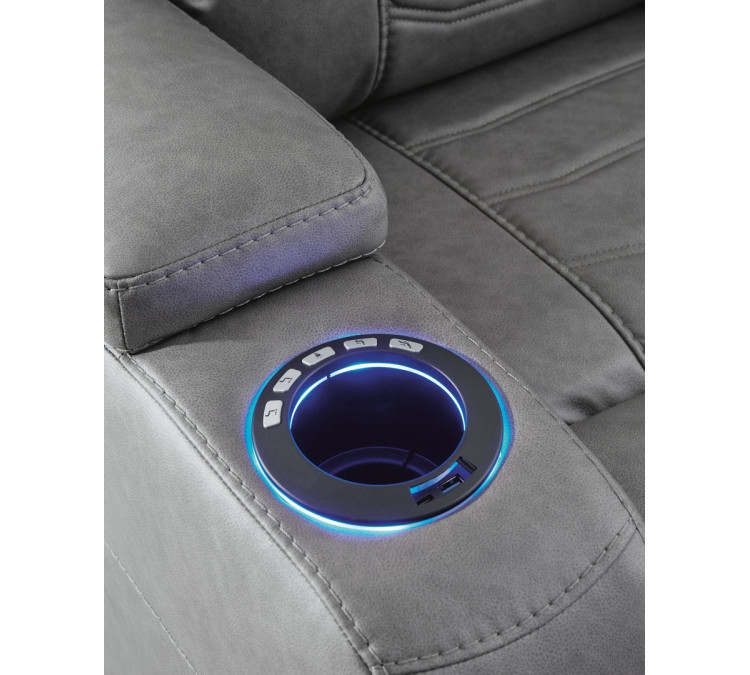 Schooner Rocks Power Recliner - Slate