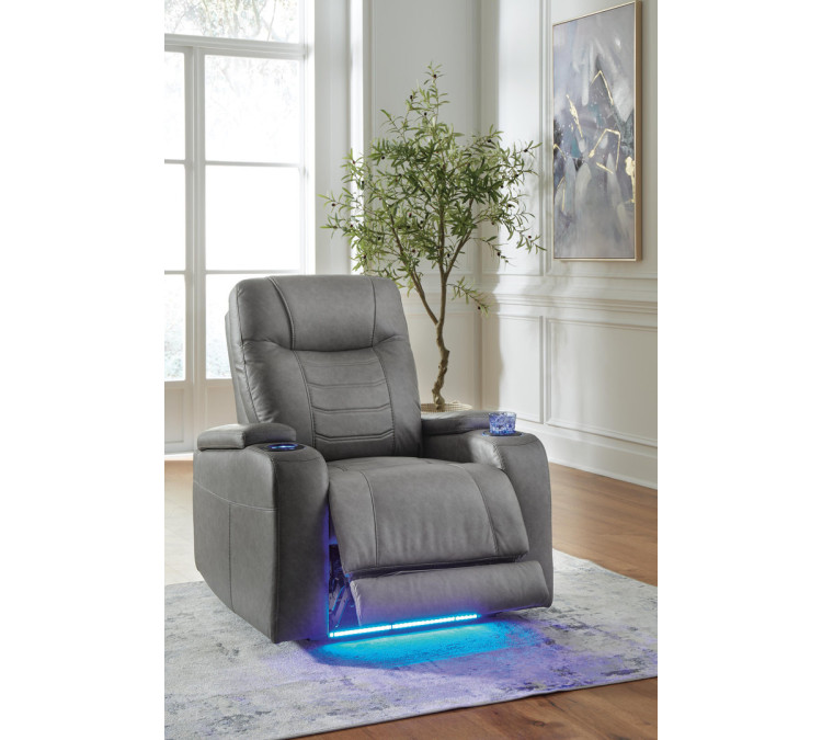 Schooner Rocks Power Recliner - Slate