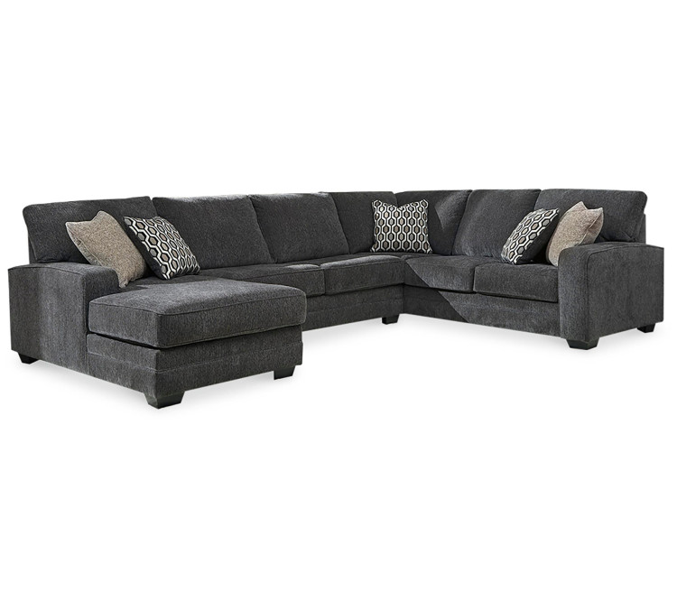 Tracling 3-Piece Sectional with Chaise - Slate