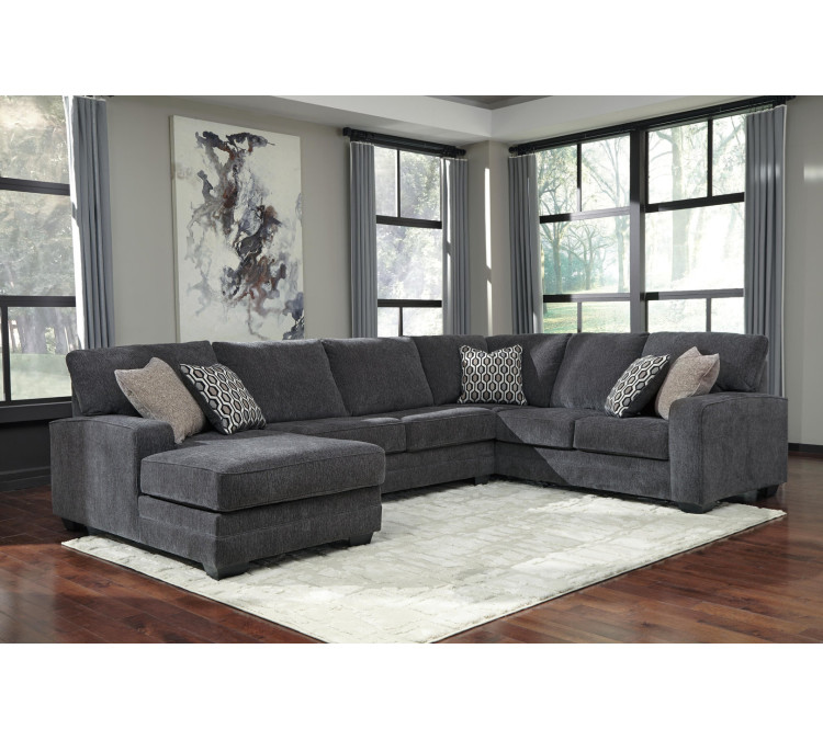 Tracling 3-Piece Sectional with Chaise - Slate