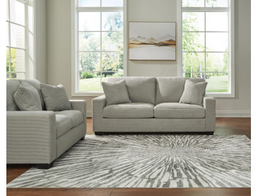 Amesley Sofa and Loveseat - Smoke
