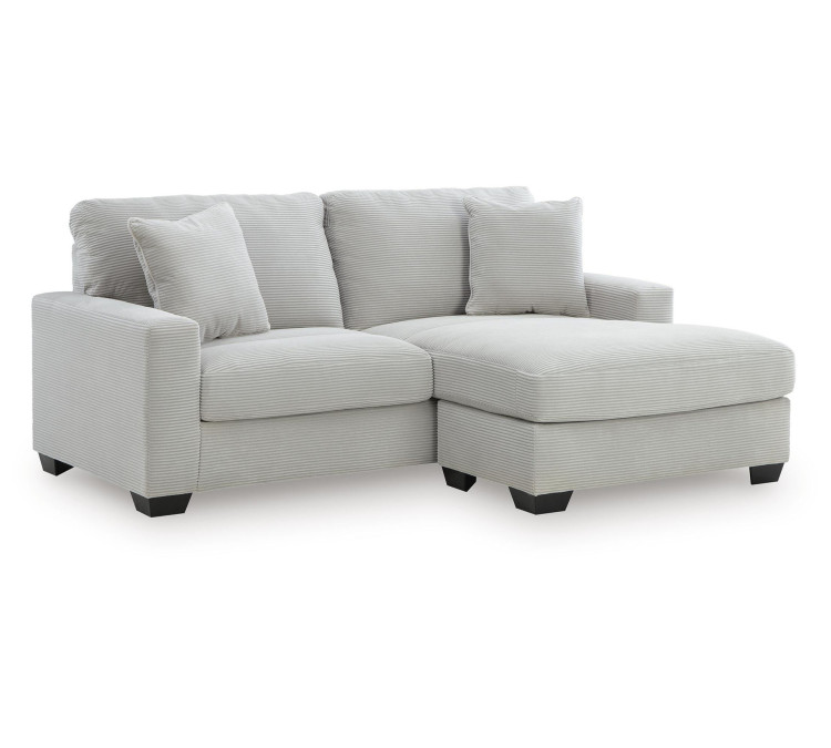 Amesley Sofa Chaise - Smoke