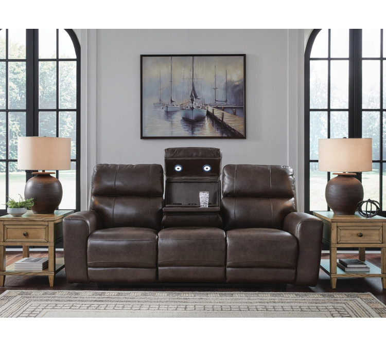 Beadel Power Reclining Sofa - Smoke