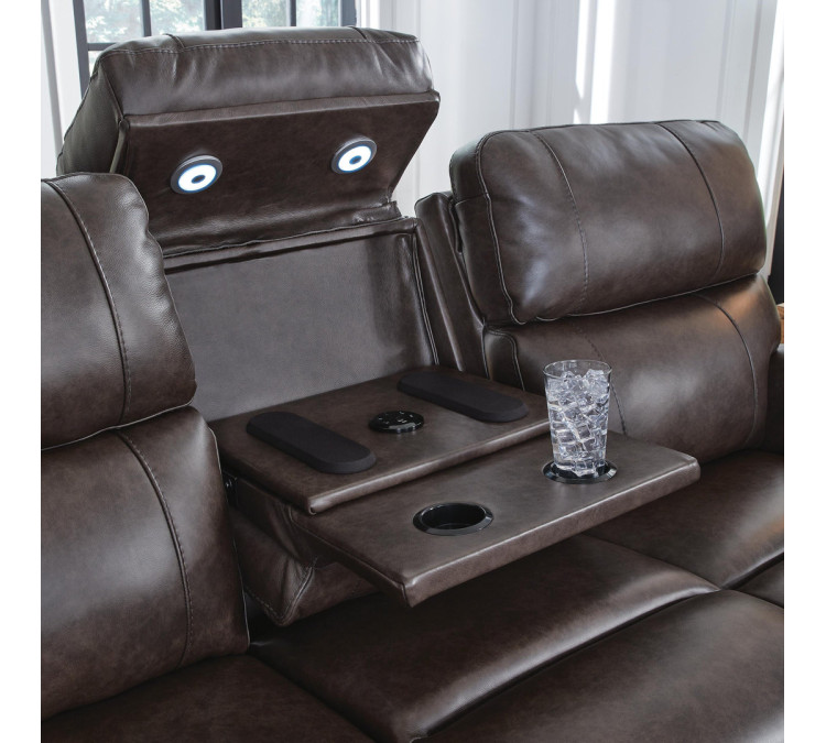 Beadel Power Reclining Sofa - Smoke
