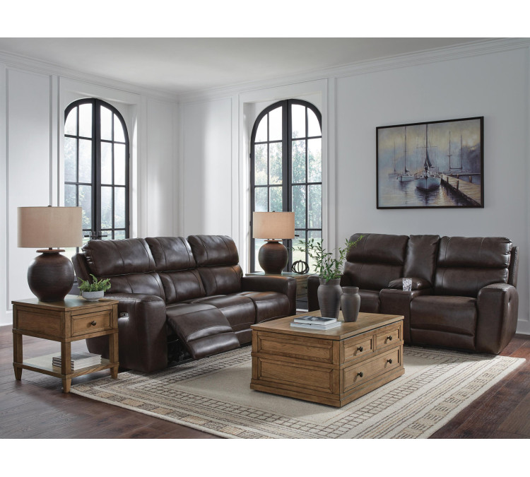 Beadel Sofa and Loveseat - Smoke