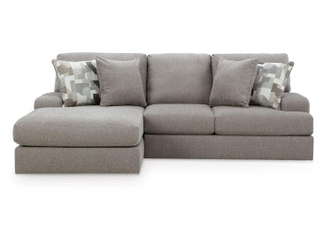 Lindon 2-Piece Sectional with Chaise - Smoke