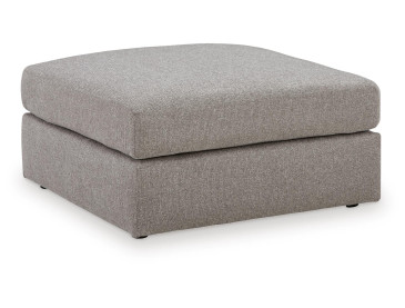 Lindon Oversized Accent Ottoman - Smoke