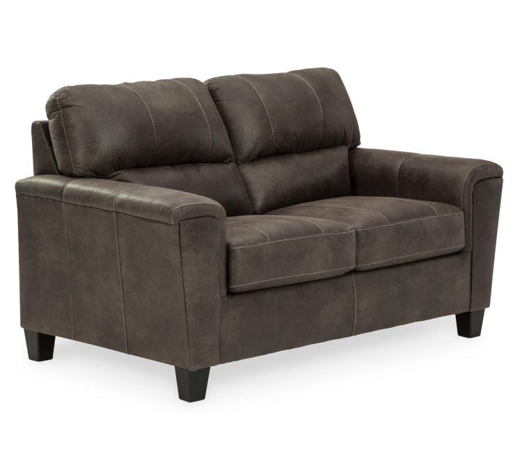 Navi Sofa, Loveseat and Recliner - Smoke