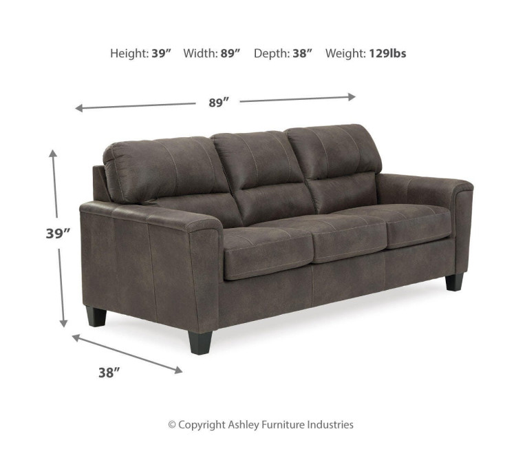 Navi Sofa - Smoke
