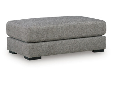 Ellington Pike Oversized Accent Ottoman - Smolder