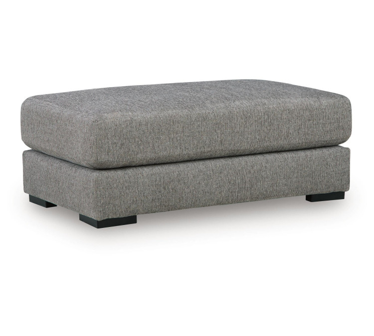 Ellington Pike Oversized Accent Ottoman - Smolder