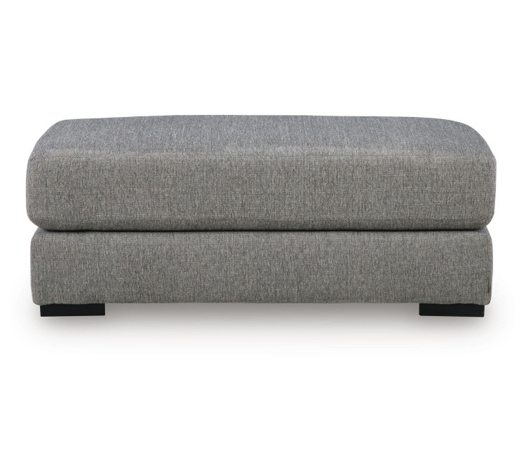 Ellington Pike Oversized Accent Ottoman - Smolder