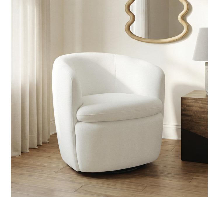 Leemont Swivel Accent Chair - Snow