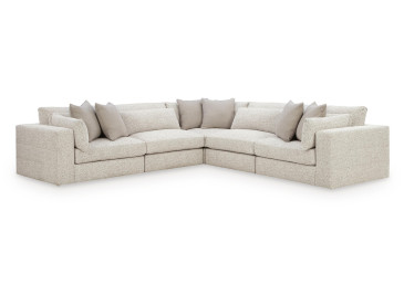 Stonecroft Manor 5-Piece Sectional - Snowstone