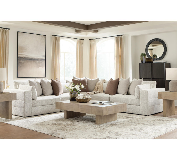 Stonecroft Manor 5-Piece Sectional - Snowstone