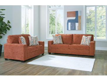 Aviemore Sofa and Loveseat - Spice