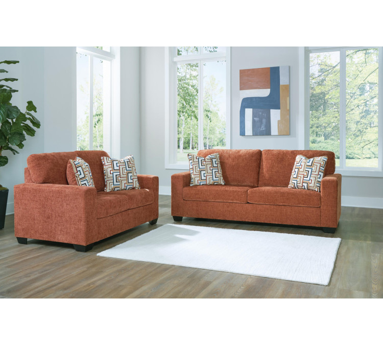 Aviemore Sofa and Loveseat - Spice