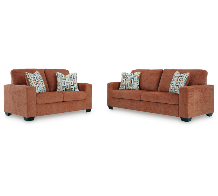 Aviemore Sofa and Loveseat - Spice