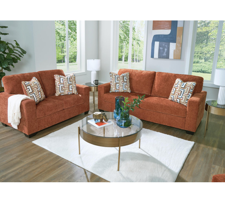 Aviemore Sofa and Loveseat - Spice