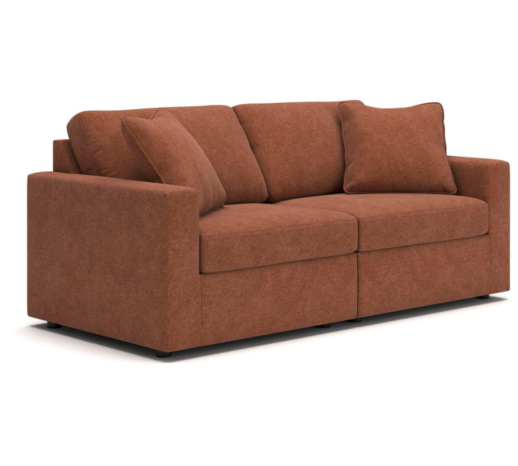 Modmax Sofa and Loveseat - Spice